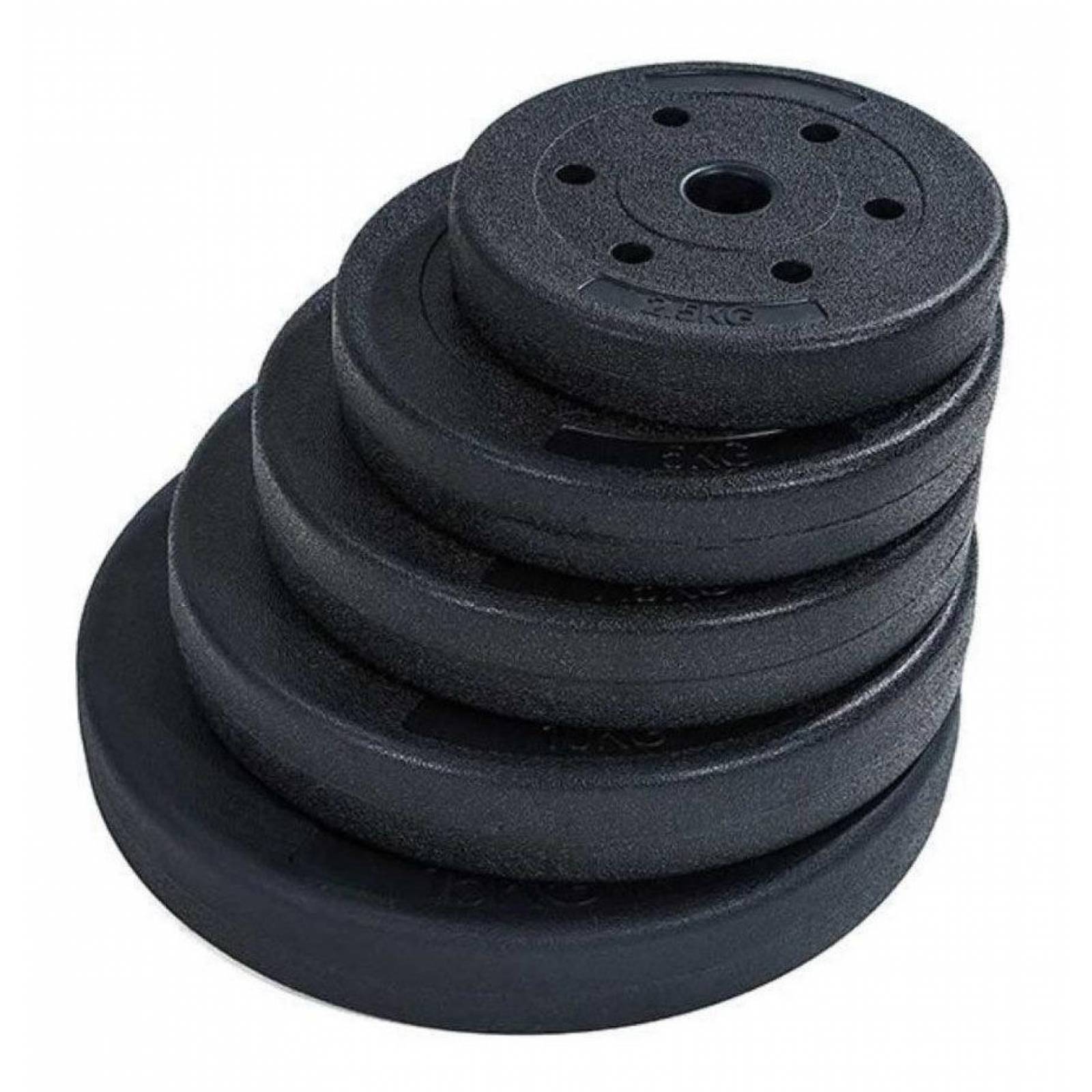 Kit 2 Discos De Pesas 5 Kg Para Musculación Y Resistencia