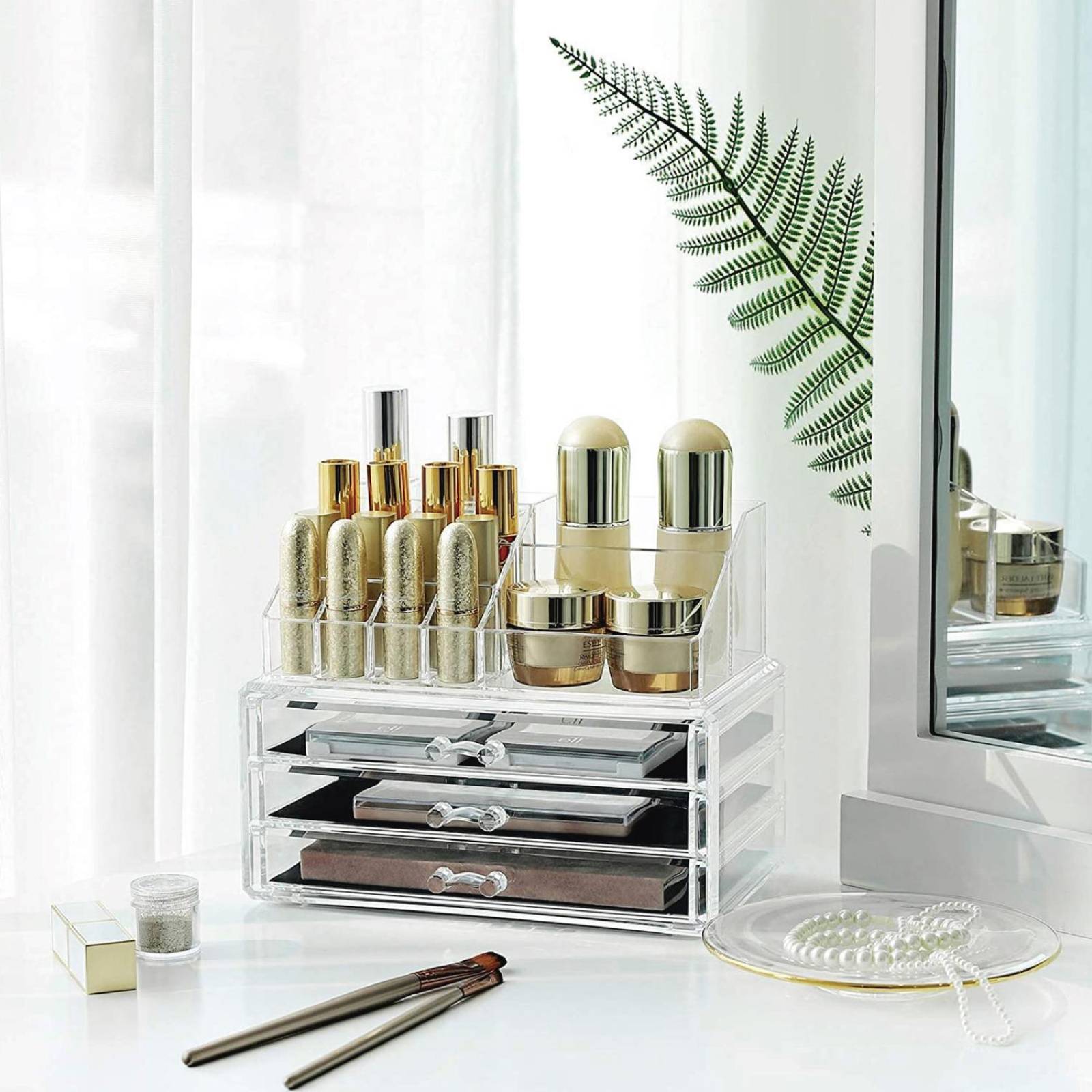 Organizador Para Cosmeticos De Acrilico Maquillaje 