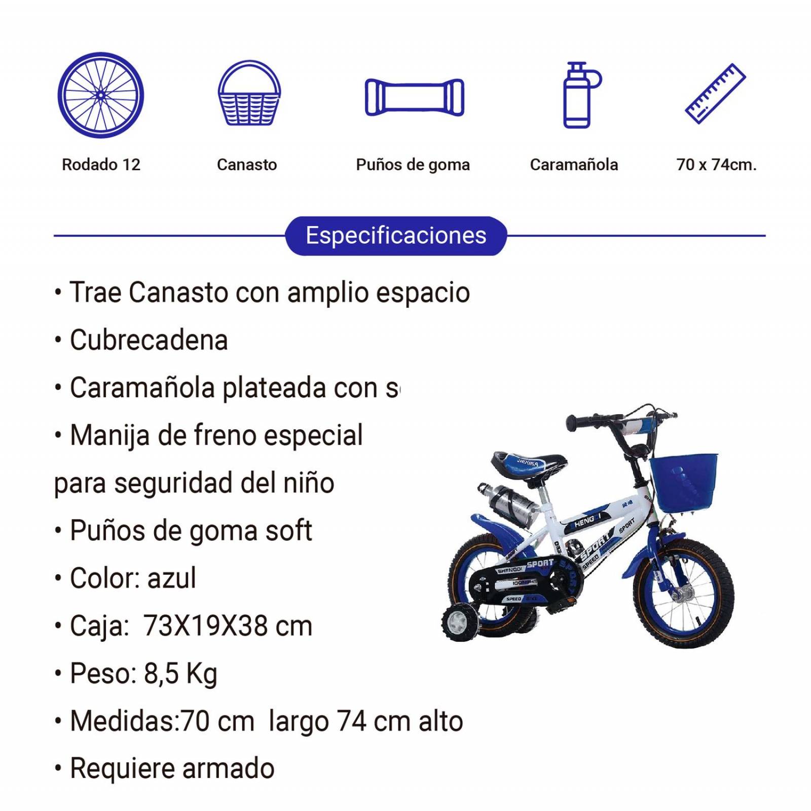 Ruedas Para Bicicletas Rodado 12 Mini Bici Rodado 12 Varon Niño