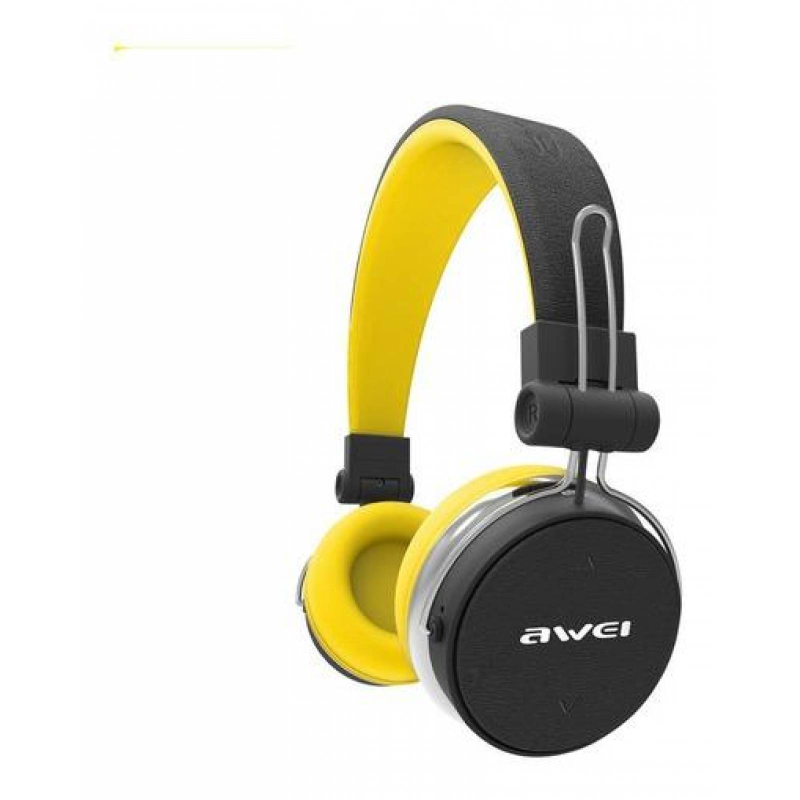 Audífonos Con Diadema Awei A700bl Hifi Inalámbricos Bt Amarillo