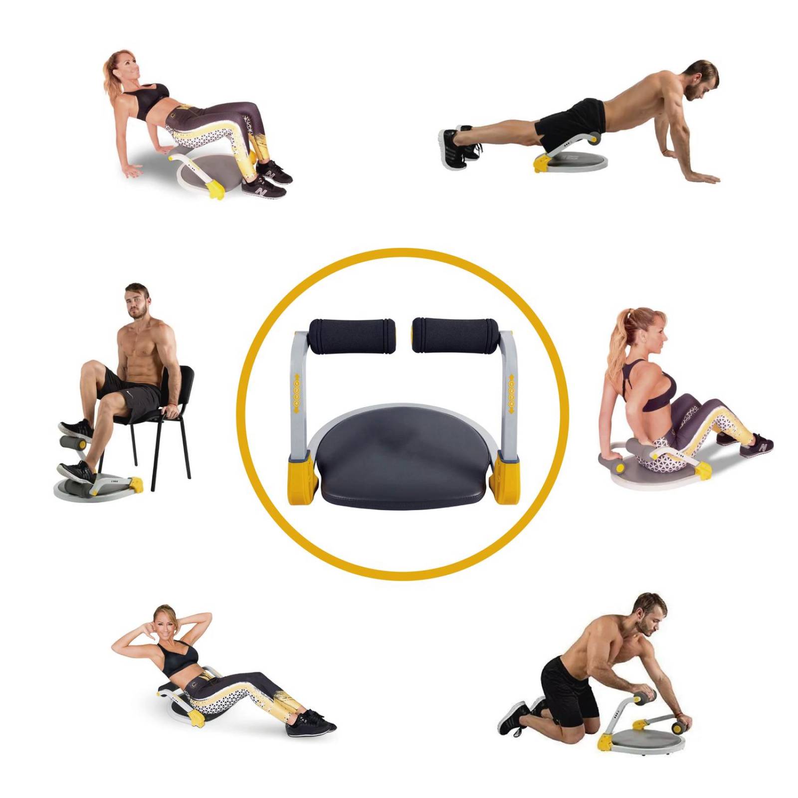 Aparato Ejercicio Ab Rocket Fortalecer Abdomen Fitness Tomic 