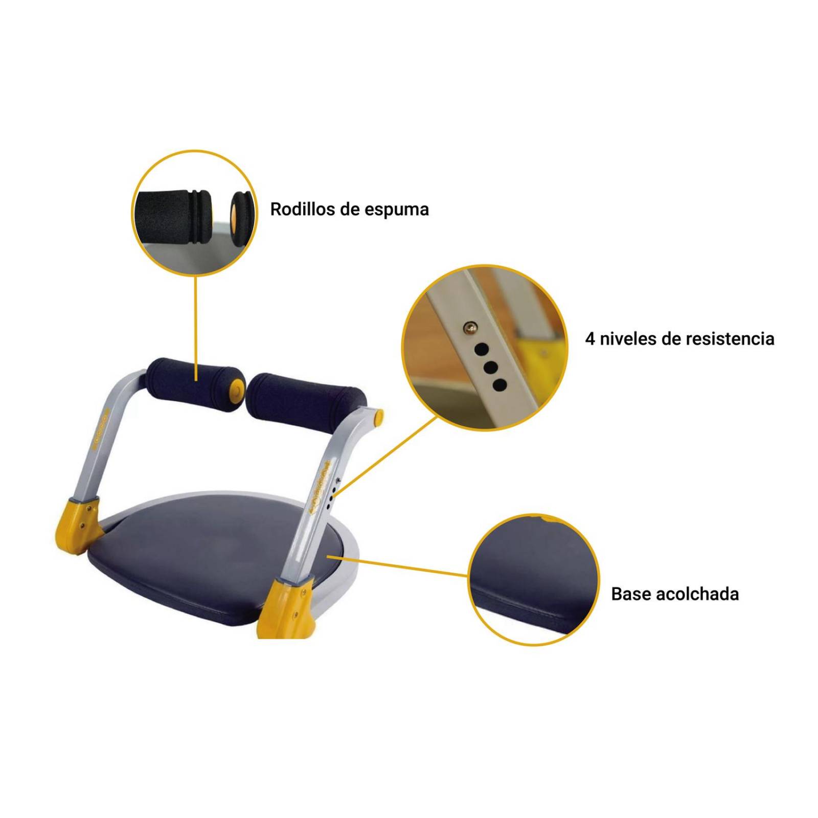 Aparato Ejercicio Ab Rocket Fortalecer Abdomen Fitness Tomic 