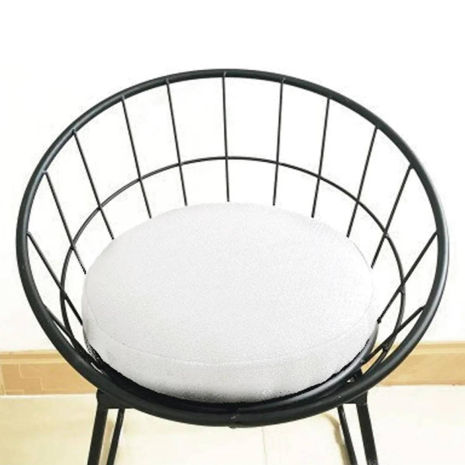 Silla Taburete Tipo Bertoia C Almohadon Malla De Acero X 2 