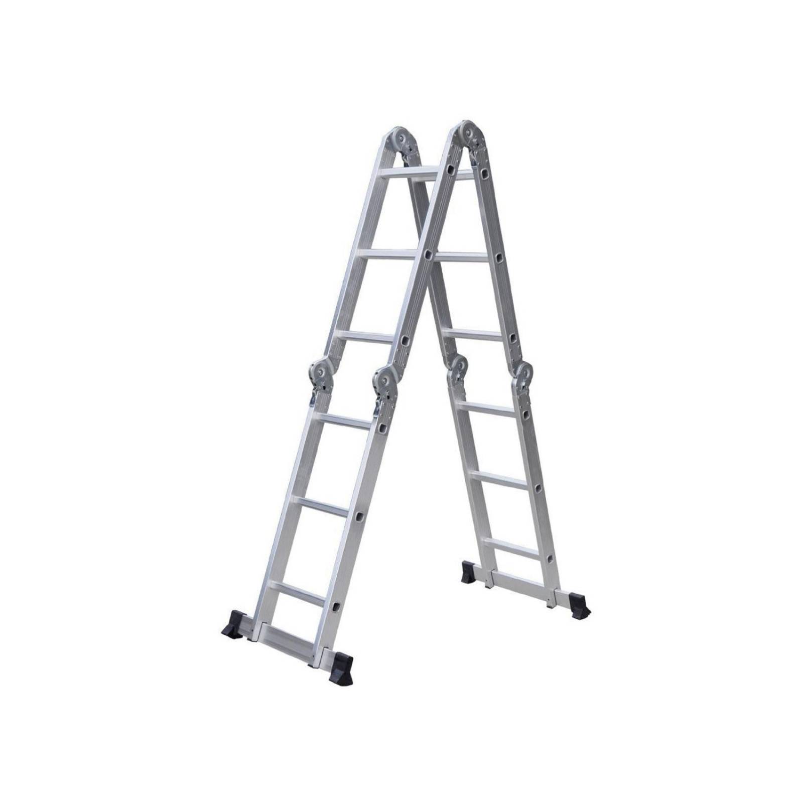 Escalera Multiposiciones Aluminio C/ Charolas 20 Escalones 