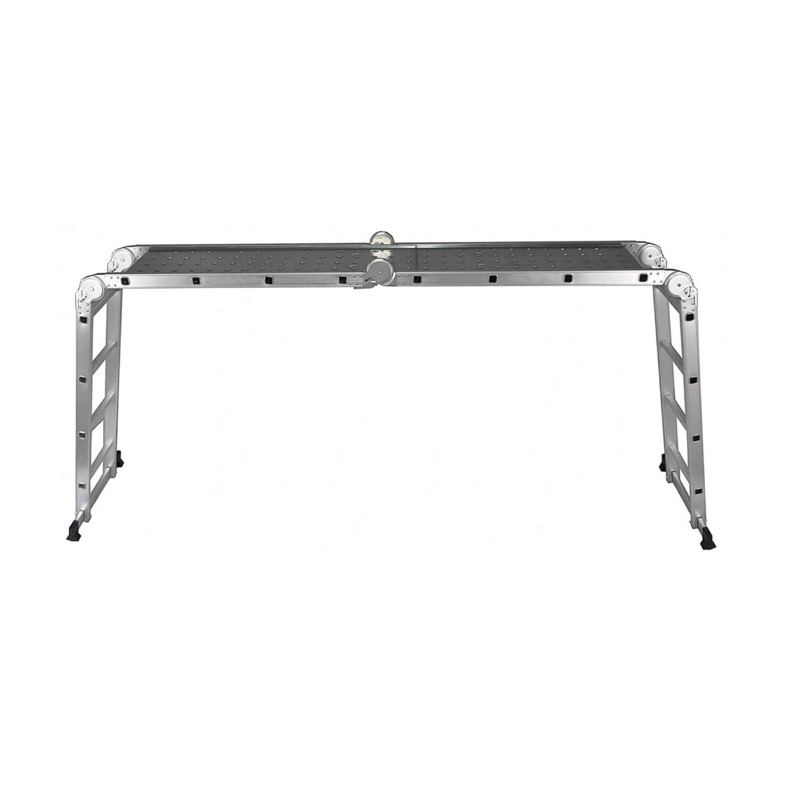 Escalera Multiposiciones Aluminio C/ Charolas 20 Escalones 