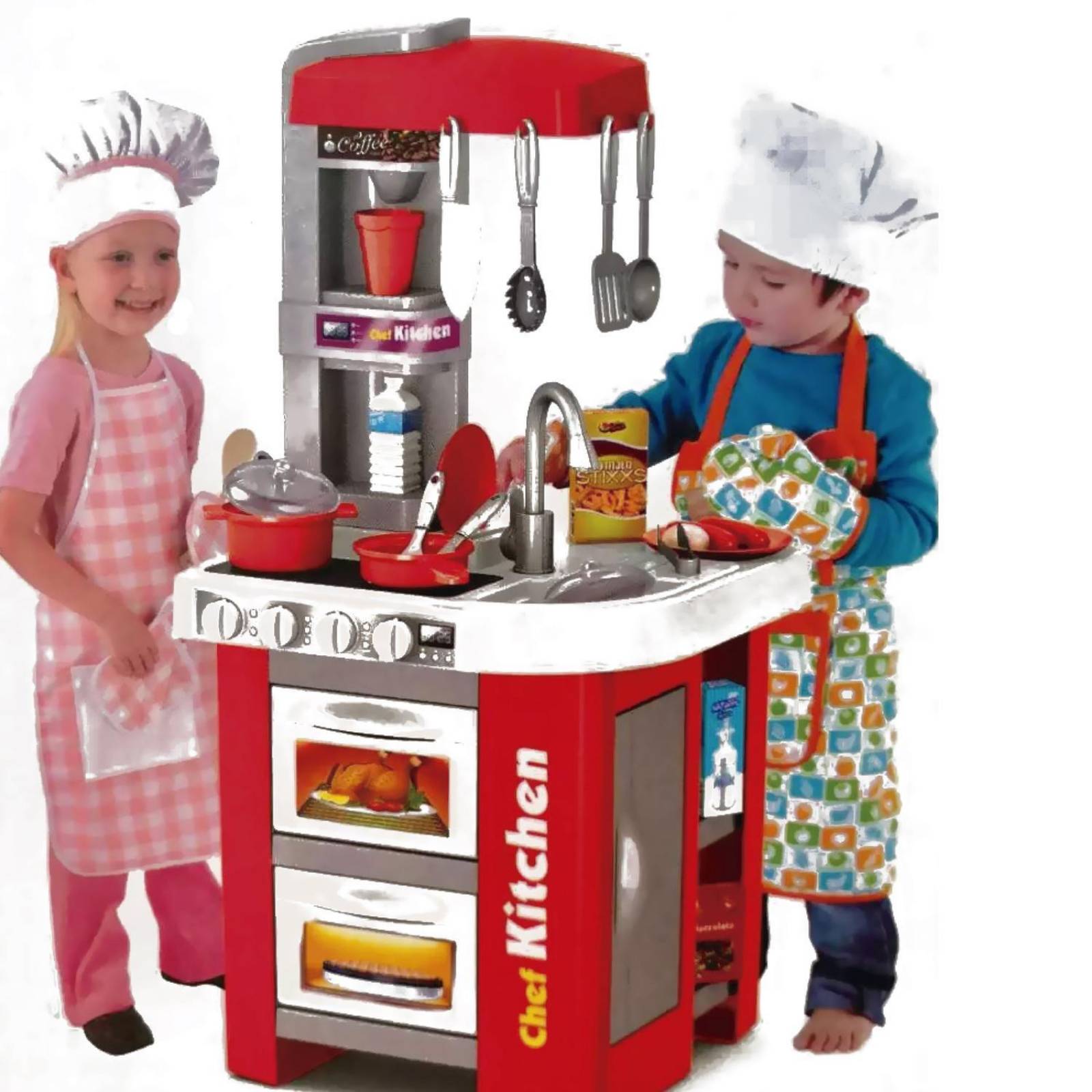 Juguete Cocinita Cocina Infantil Juguete Para Niños Luz Y Sonido 922-48A 