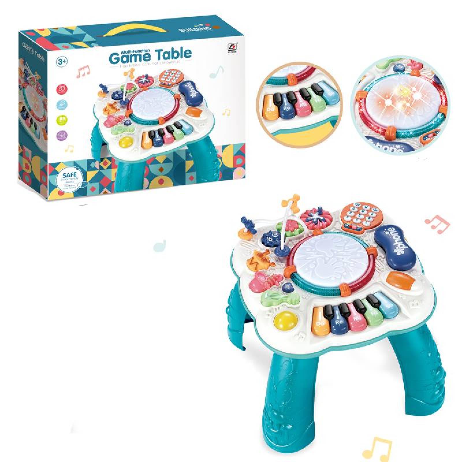 Juguete Mesita De Aprendizaje Musical Mesa Para Bebes 