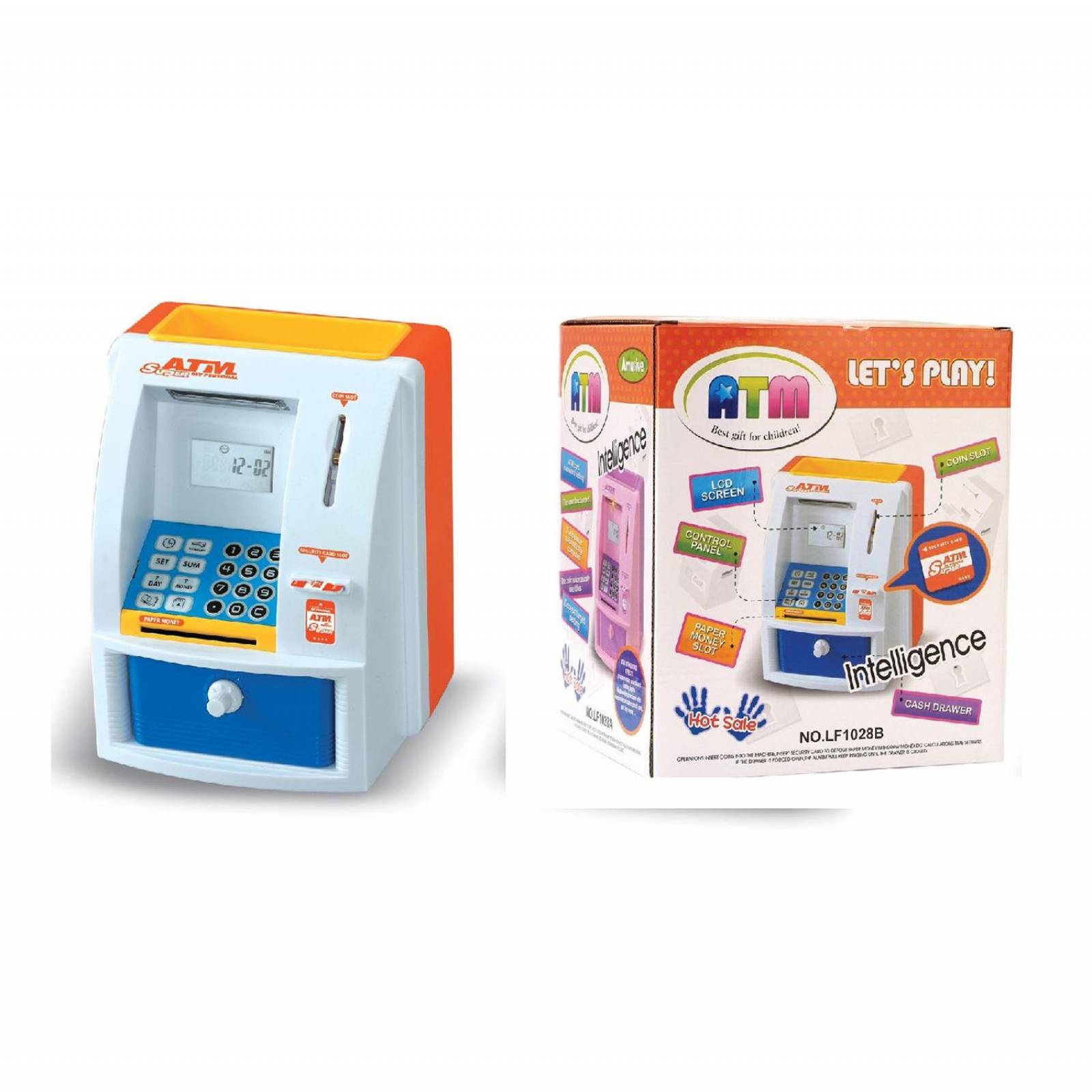 Mini Cajero Automático De Juguete - Caja Fuerte - Alcancía 