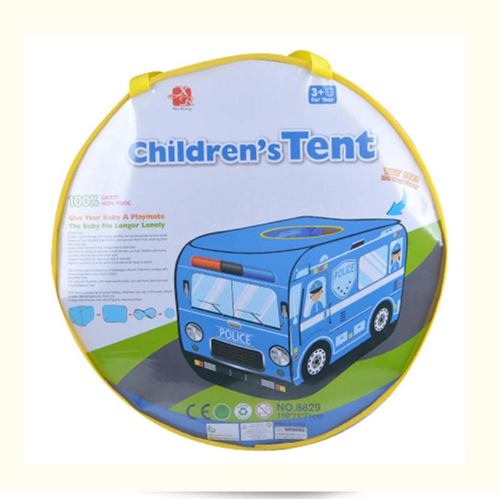 Túnel Carpa Tienda De Juegos Niños Autobus Interior Exterior