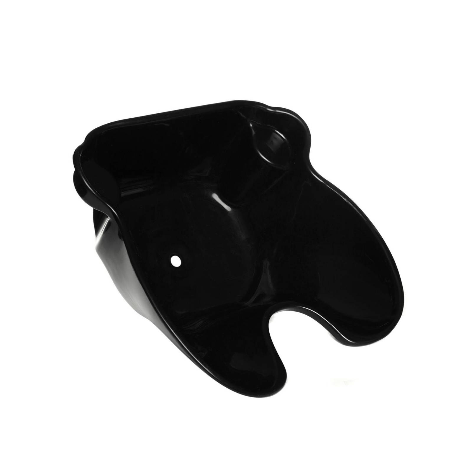 Lavatorio portátil de peluquería con receptáculo de descarga 