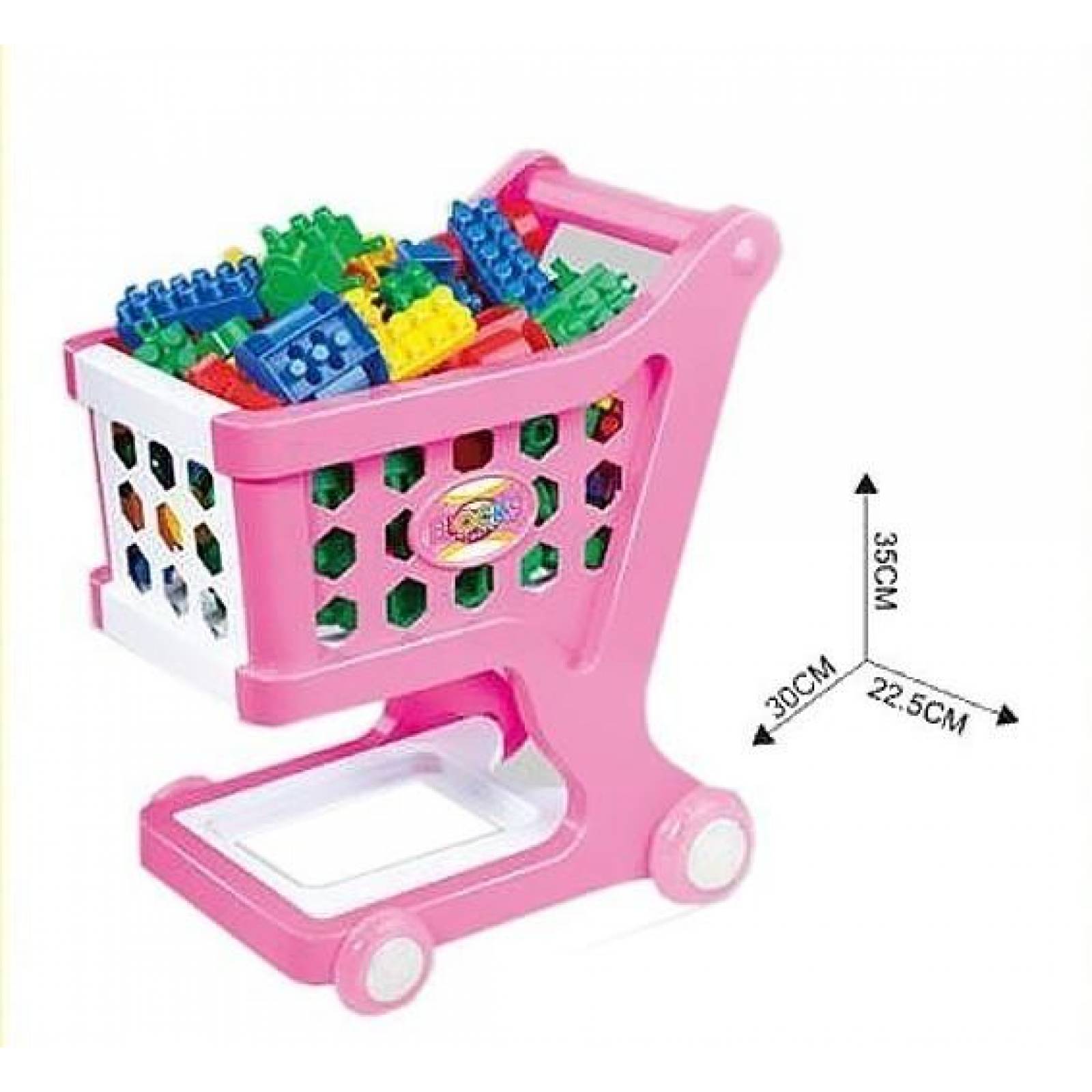 Juguete carrito de bloques para armar simili lego para niños 