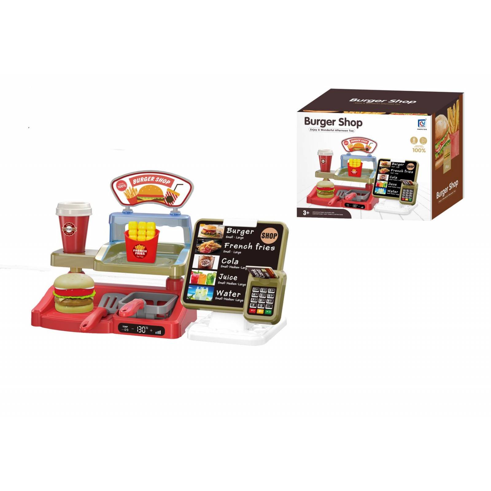 Juguete Juego Tienda de Hamburguesas para Niños Oferta 