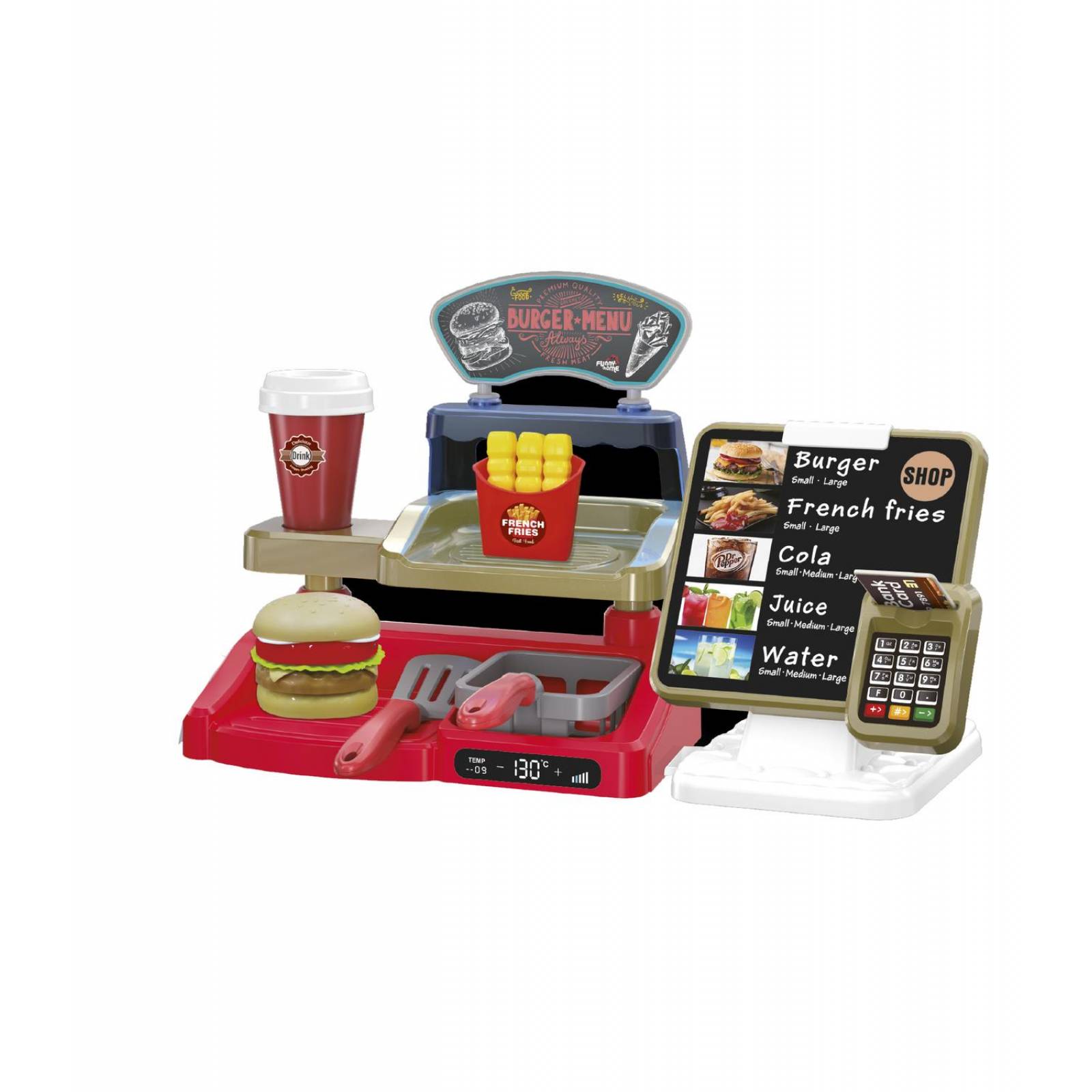 Juguete Juego Tienda de Hamburguesas para Niños Oferta 
