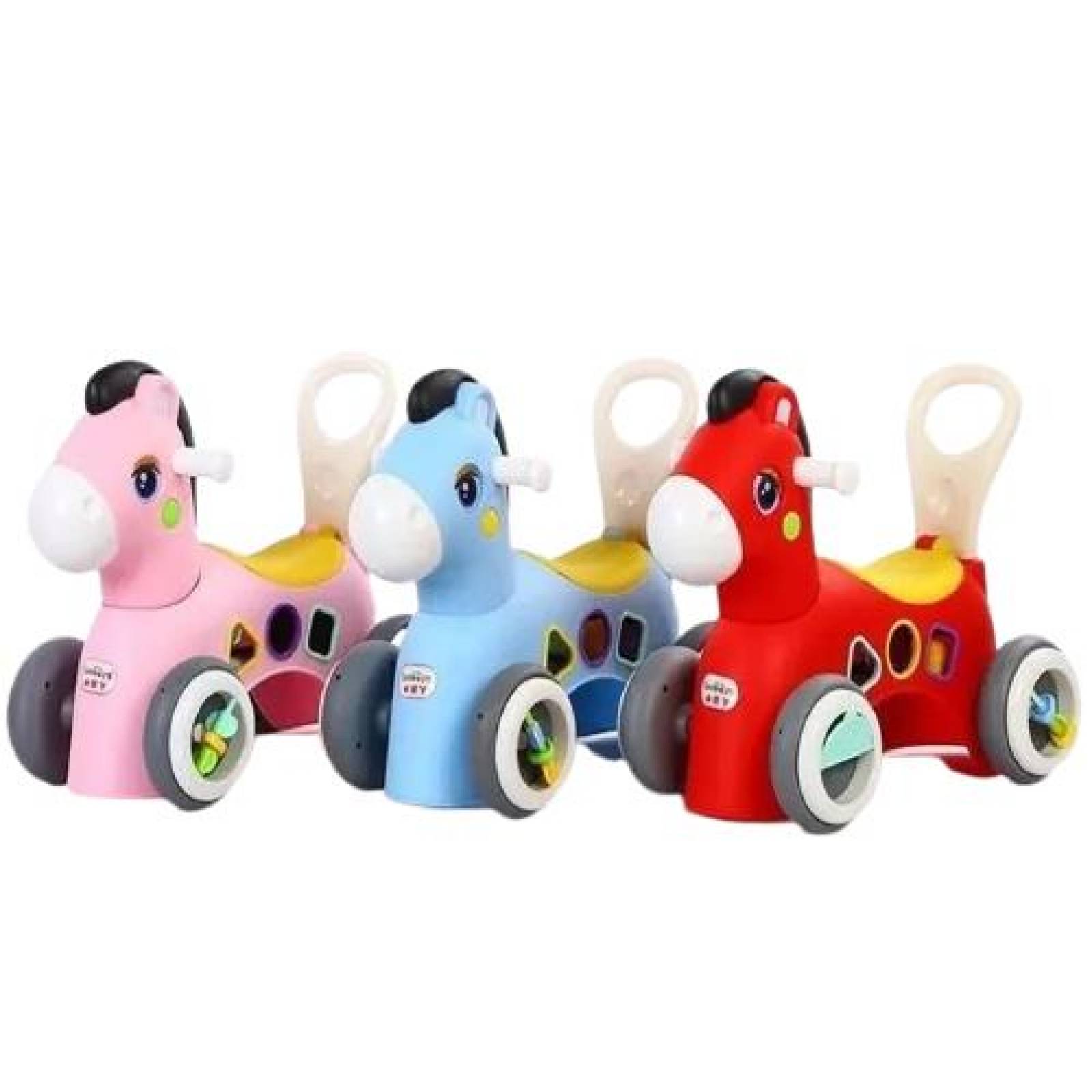 Correpasillo caballito montable juego de encastre infantil 