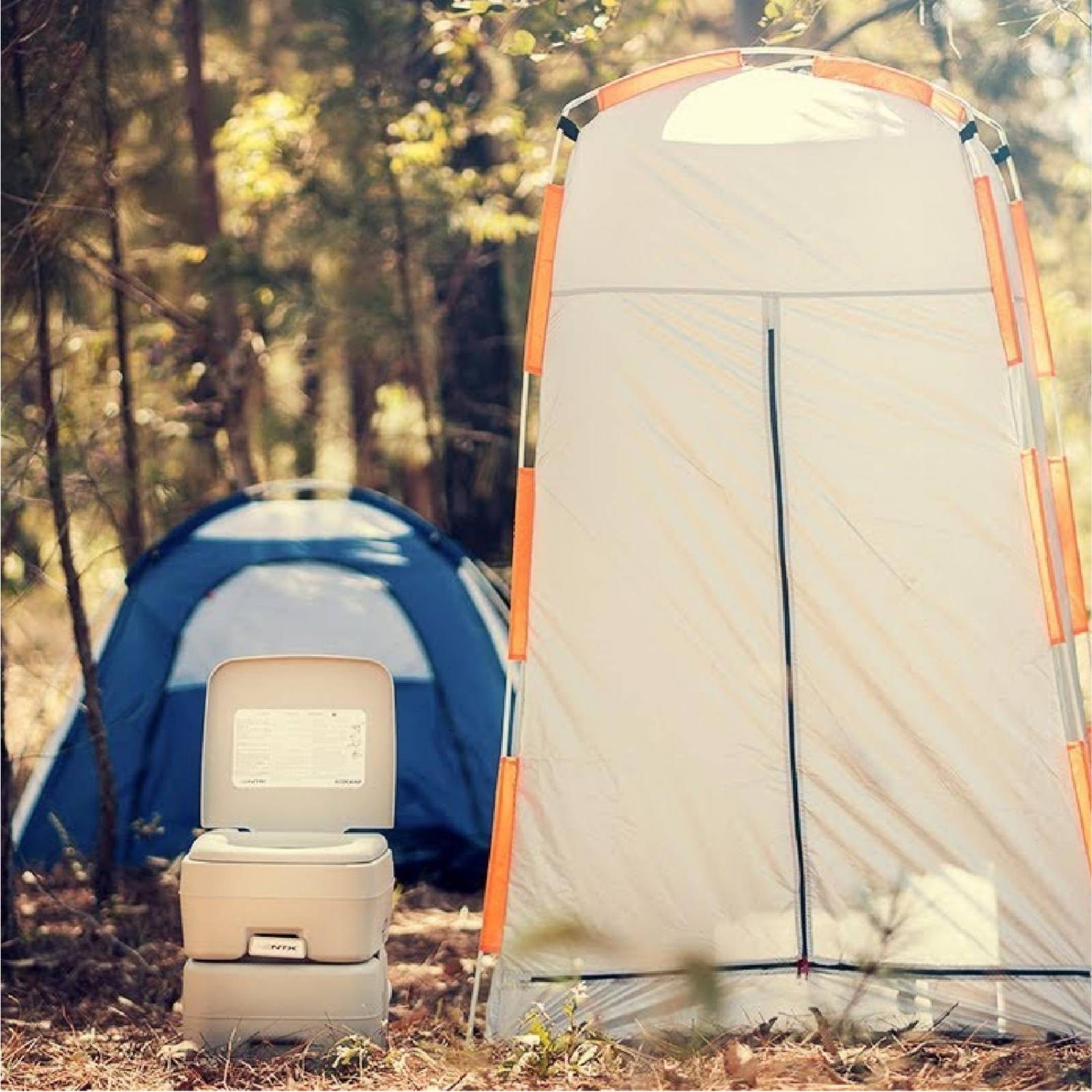 Baño químico portátil 20Lts Reutilizable Camping Oferta