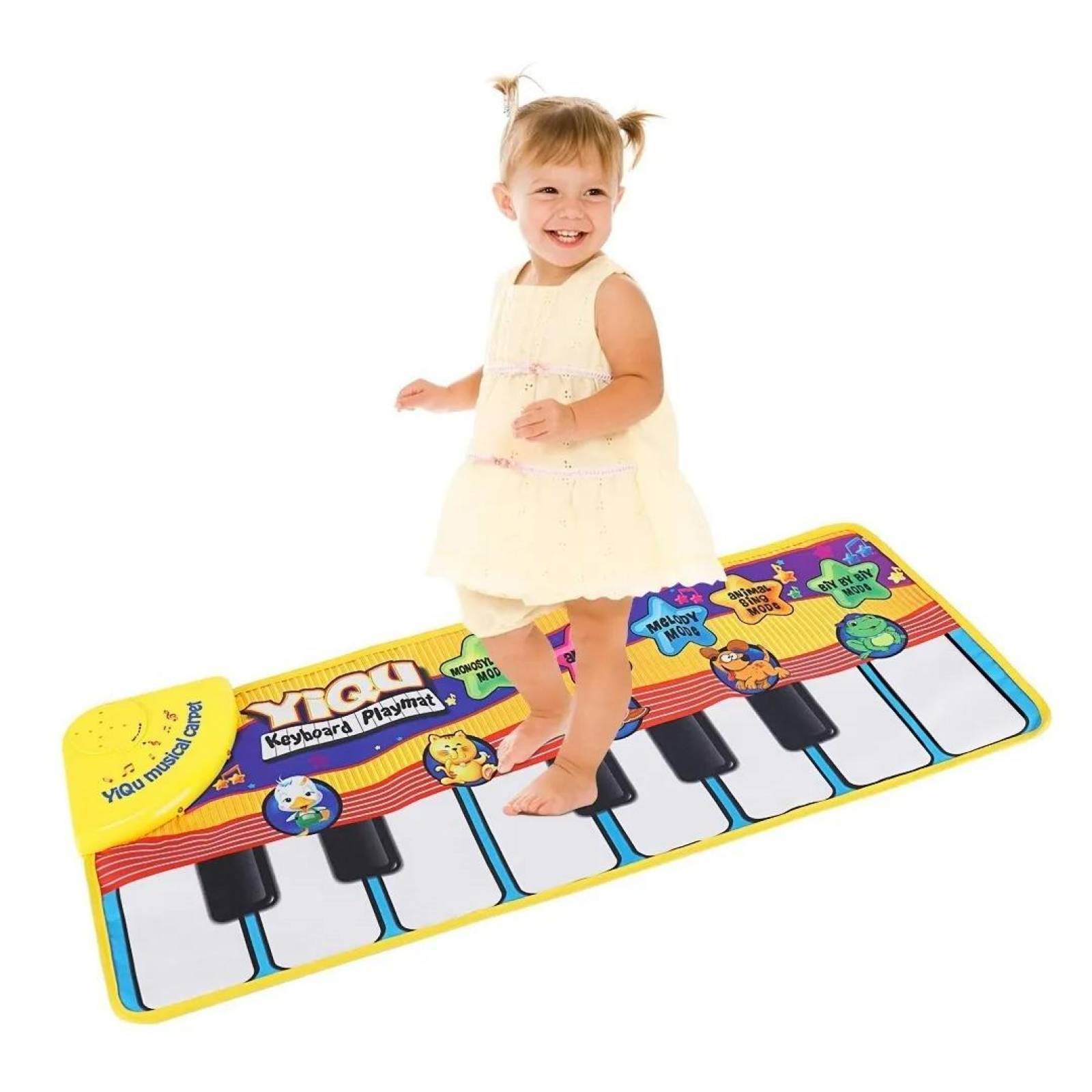 Juguete alfombra de teclado musical tapete para niños piano 