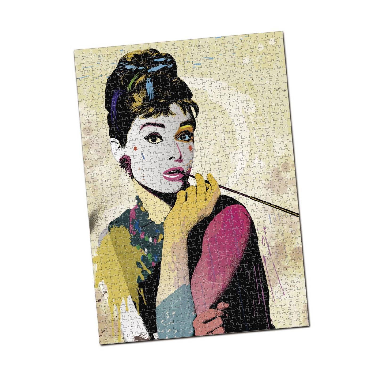 Rompecabezas 1000 Pz Pintura Audrey Hepburn Puzzle 