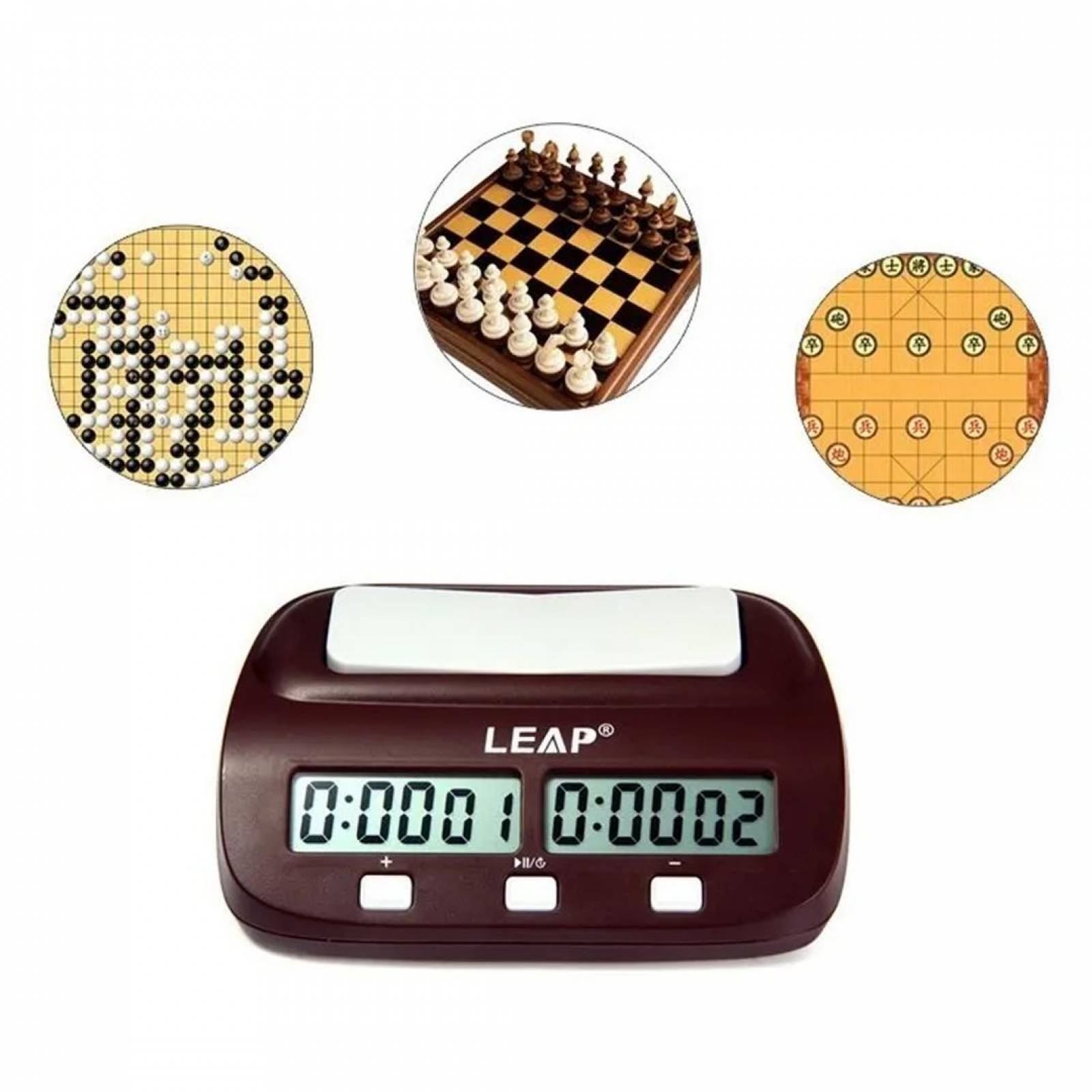 Reloj Digital  de Ajedrez Temporizador Profesional Juego de Mesa 