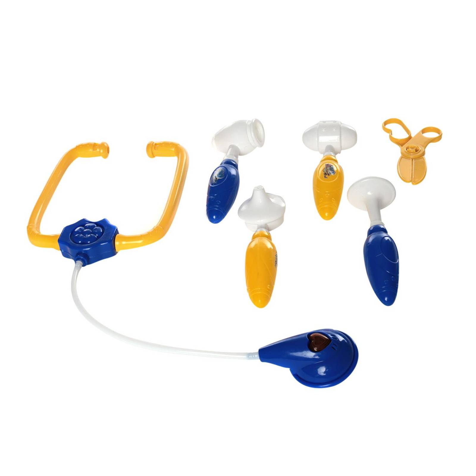 Juguete set doctor, con valija, 6 piezas, con luz, kit medico