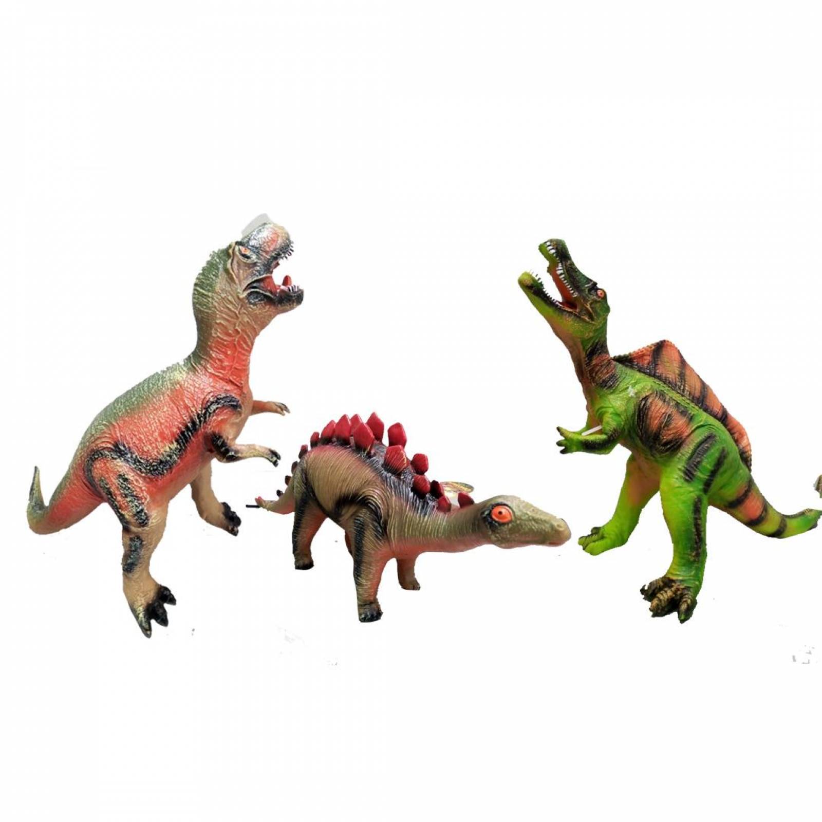 Dinosaurio Rex, juguete de goma, juguete con sonido, 50cm.