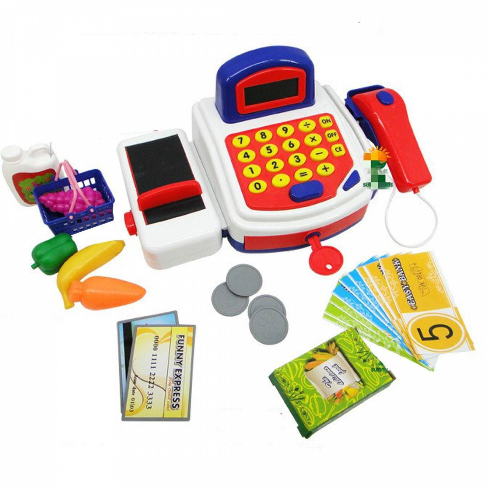 Juguete Caja Registradora De Juguete Con Calculadora Para Niños 22 