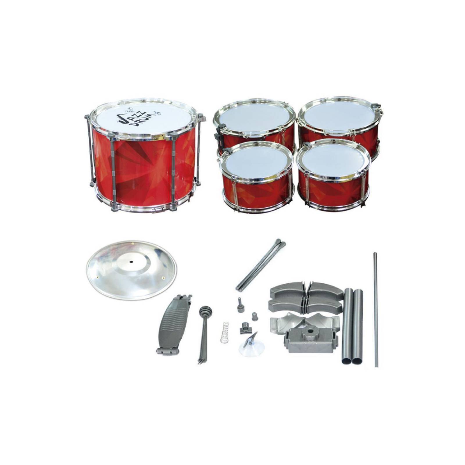 Bateria Musical Infantil 6 Tambores Niño Juguete