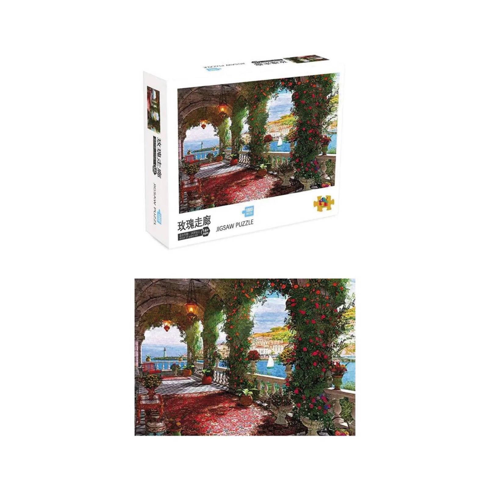 Juguete Puzzle 1000 pcs. Flores - Rose Corridor 88335 