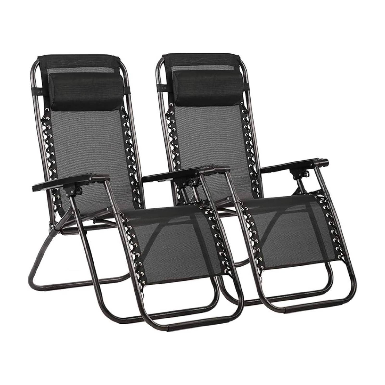 Camastros Silla Plegable Portátil Negro
