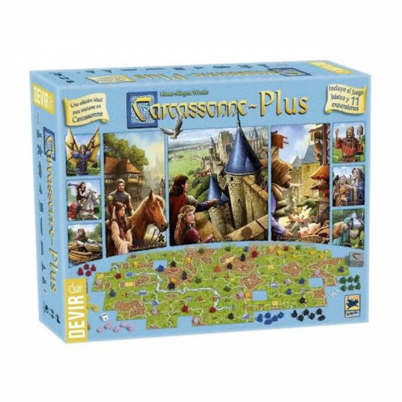 Carcassonne Plus Juego de Mesa