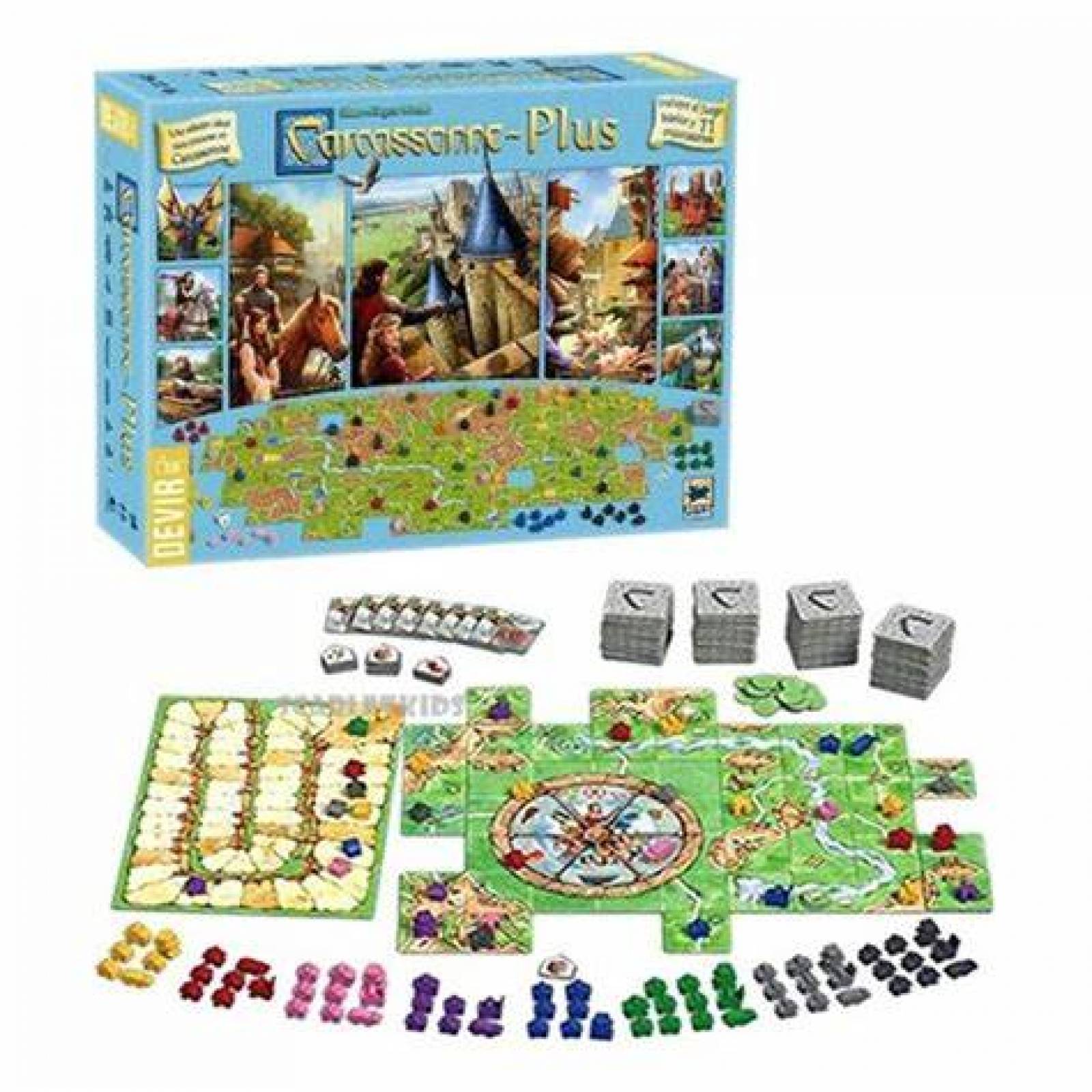 Carcassonne Plus Juego de Mesa