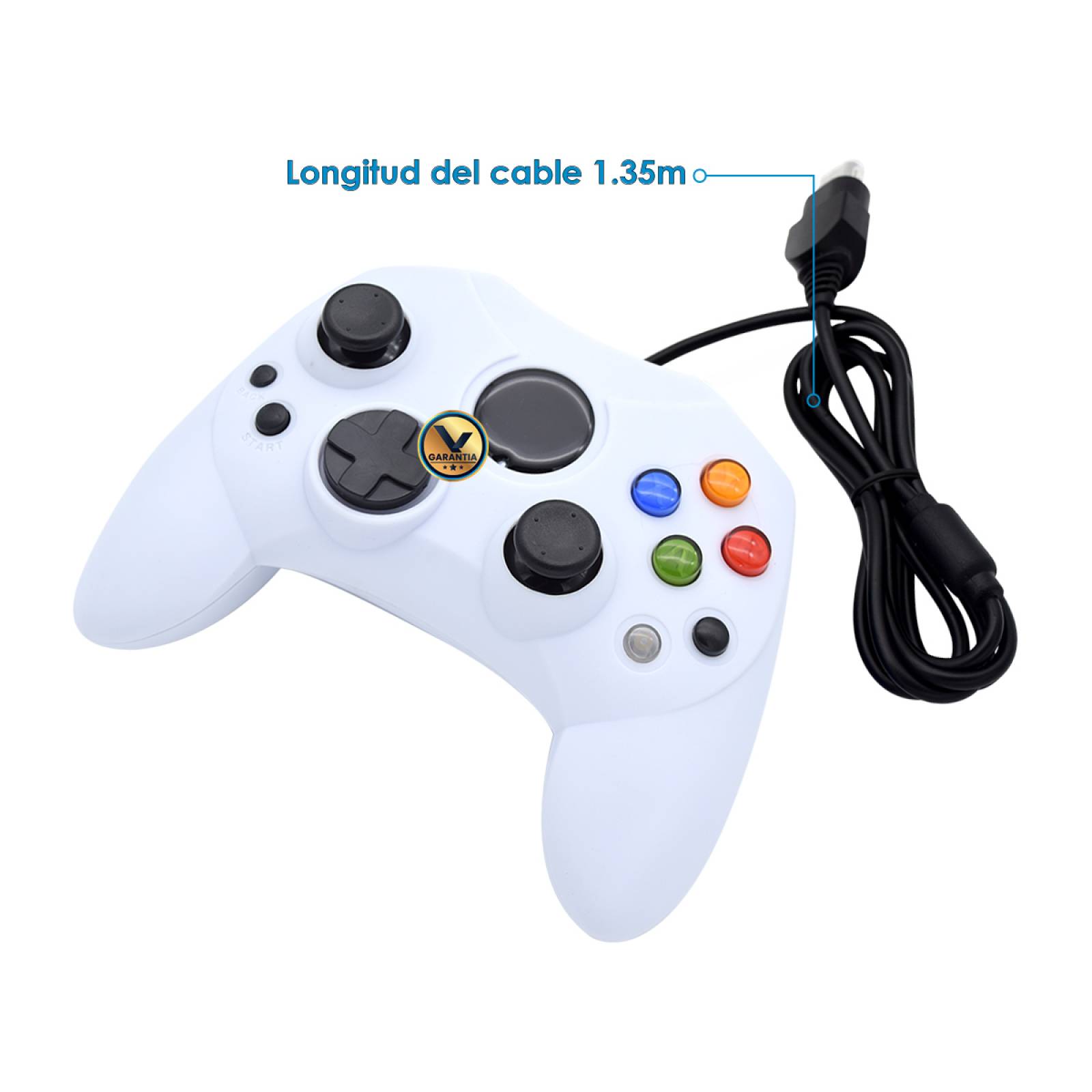 Control alambrico para XBOX Primera Generación