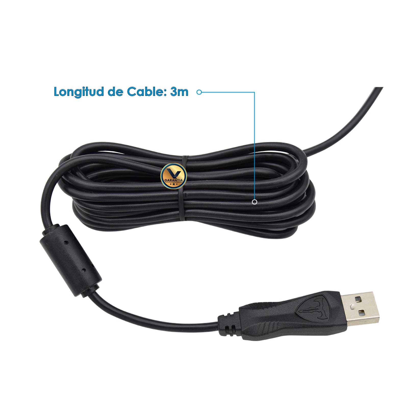 Control USB Alambrico Compatible Nintendo Switch PC PS3