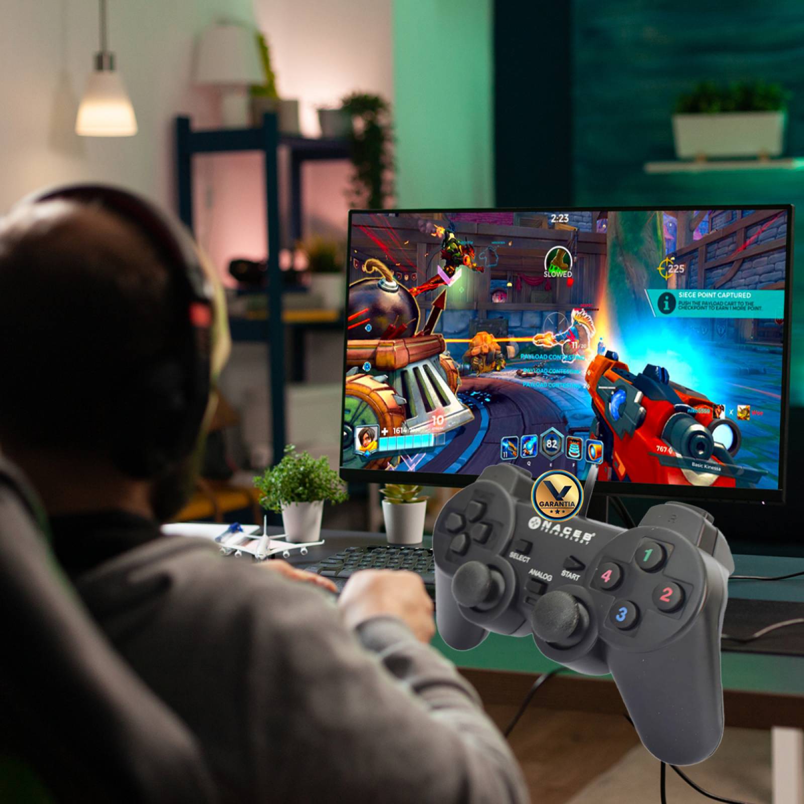 Control Alámbrico USB para PC o Laptop