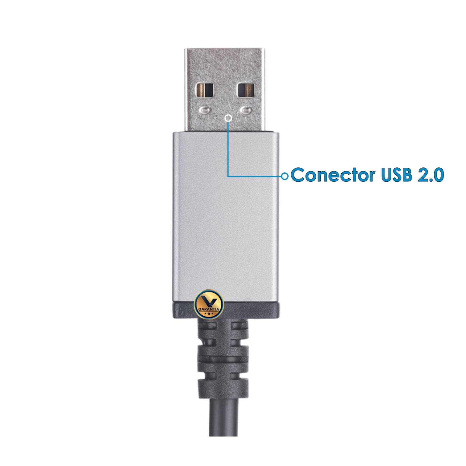 Audífonos Gamer USB con Diadema y Luz Led