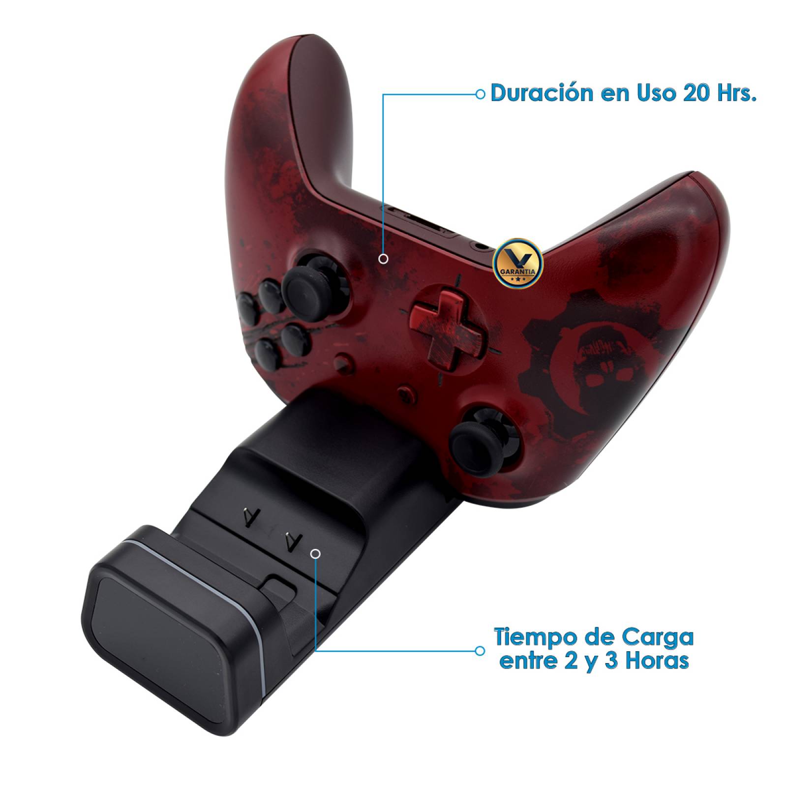 Estación de Carga Doble Virtual Zone para Control XBOX One
