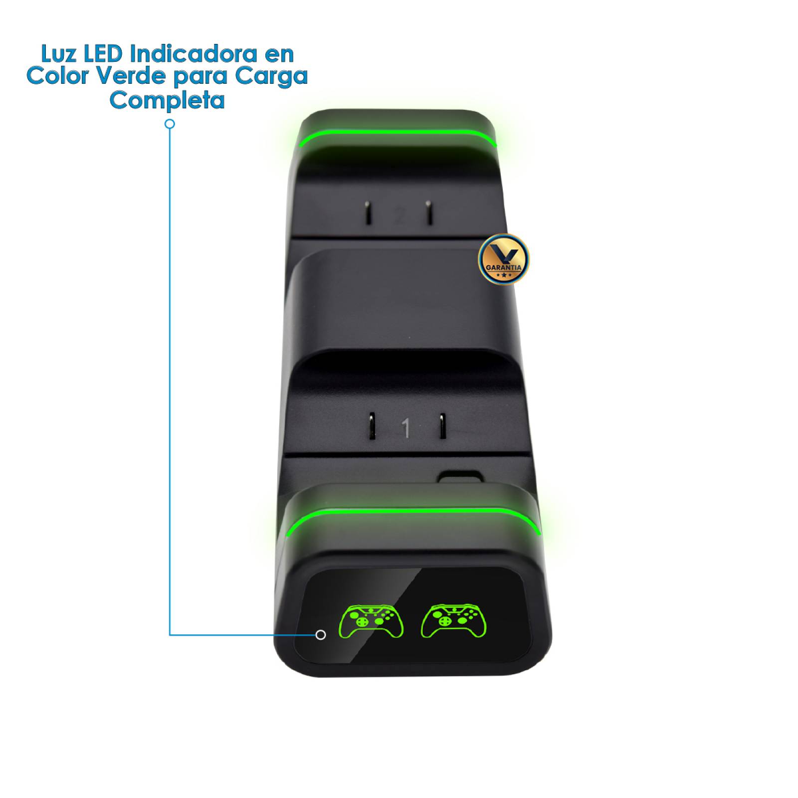 Estación de Carga Doble Virtual Zone para Control XBOX One