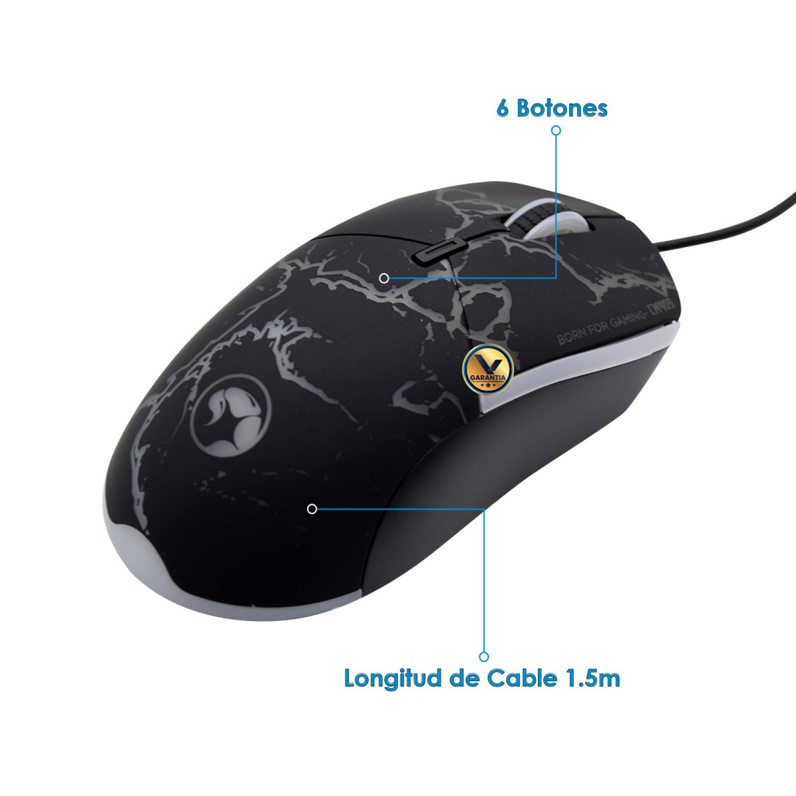 Kit Teclado Mouse Diadema y Tapete Gamer Virtual Zone 409