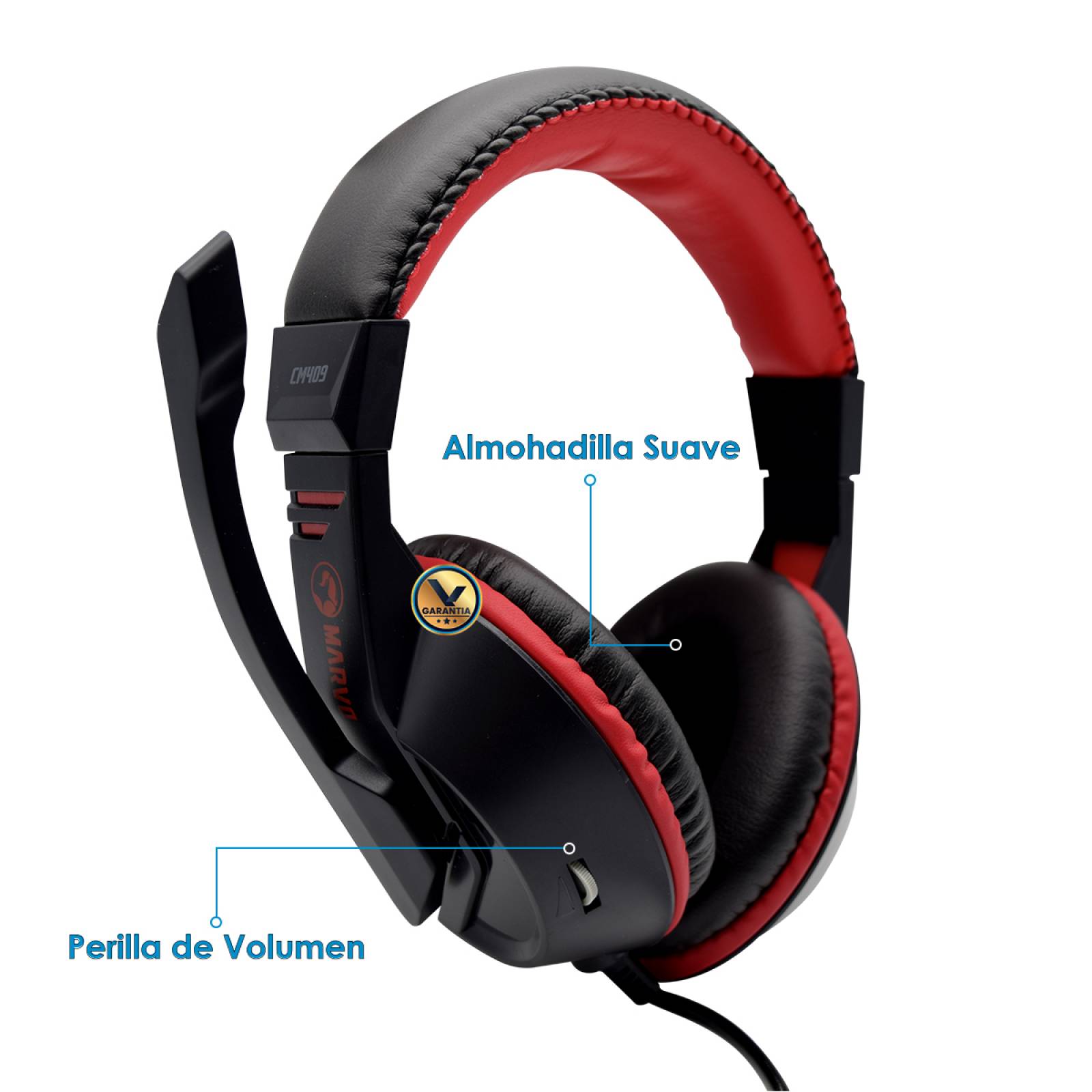 Kit Teclado Mouse Diadema y Tapete Gamer Virtual Zone 409