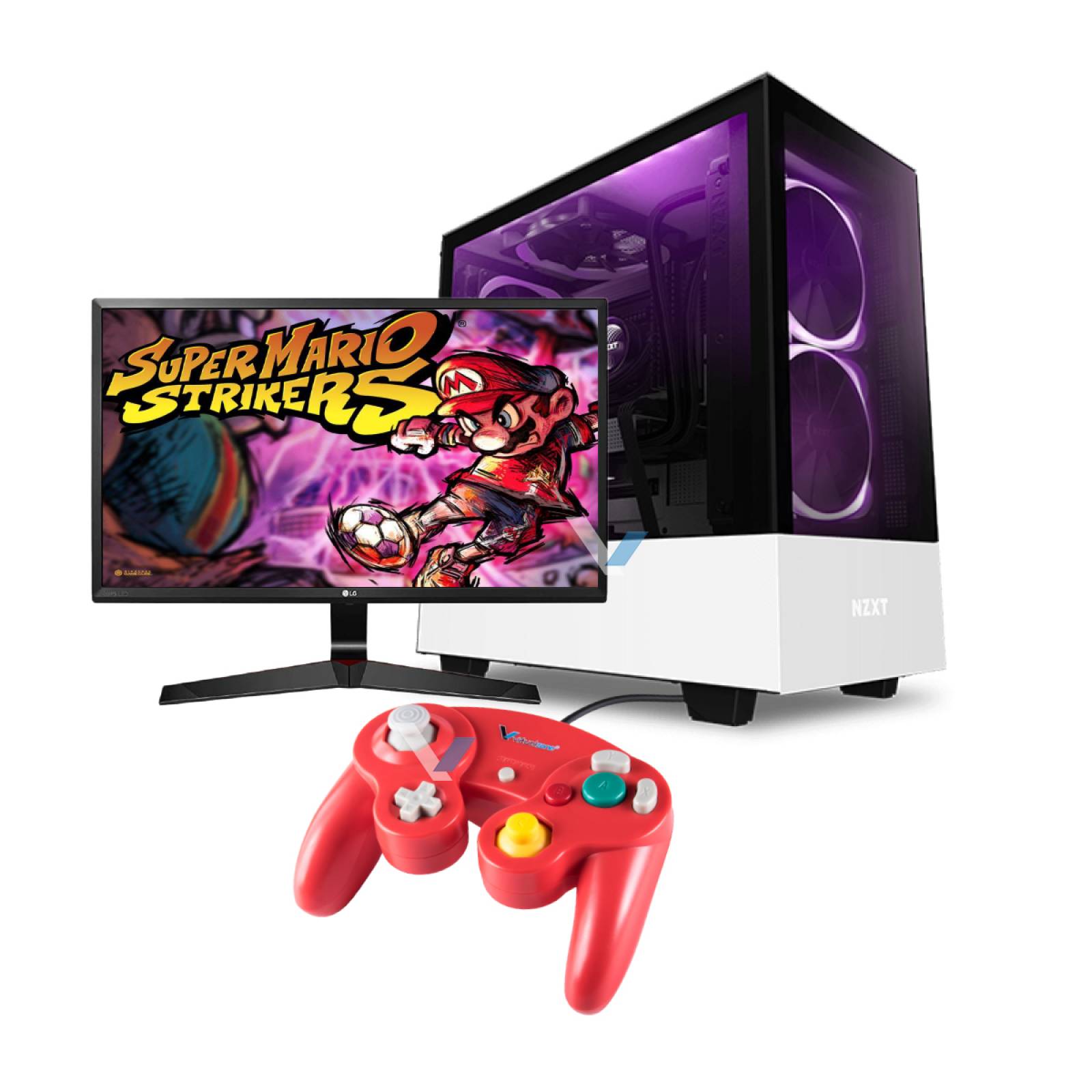 Control USB Alambrico Retro Tipo GC para PC