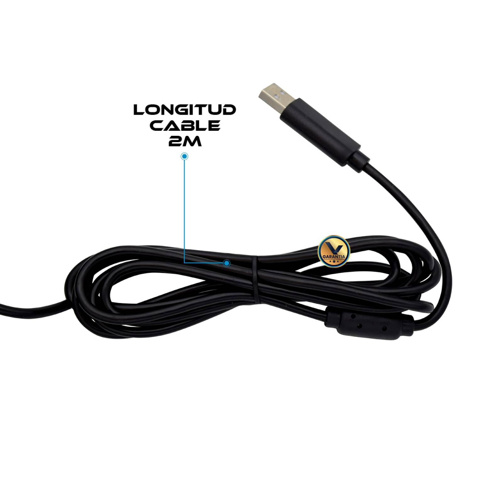 Control Alambrico Compatible con XBOX One XBOX Series X o PC