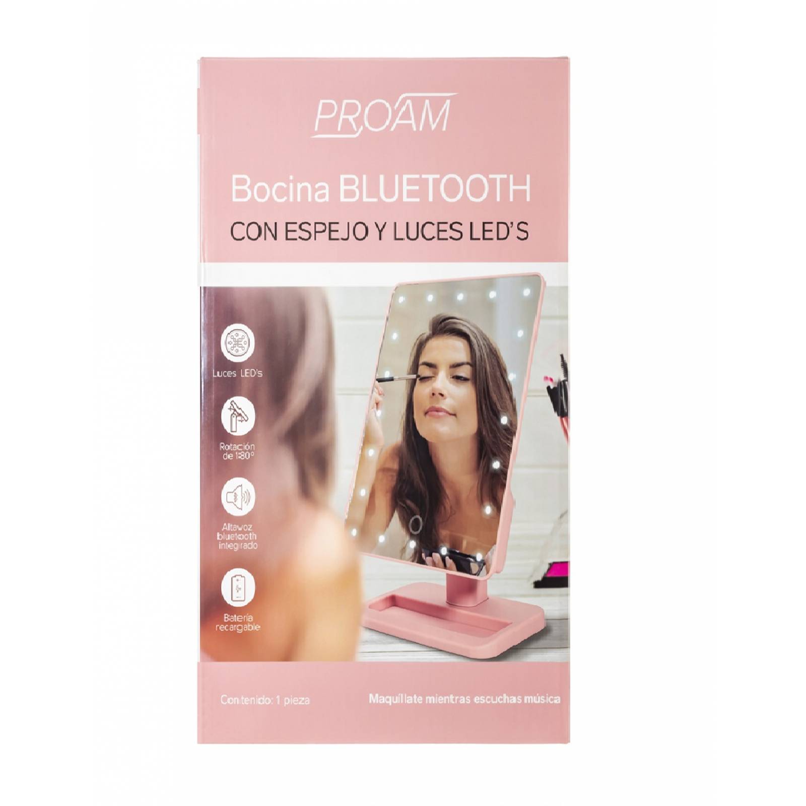 Espejo con Luz LED y bocina