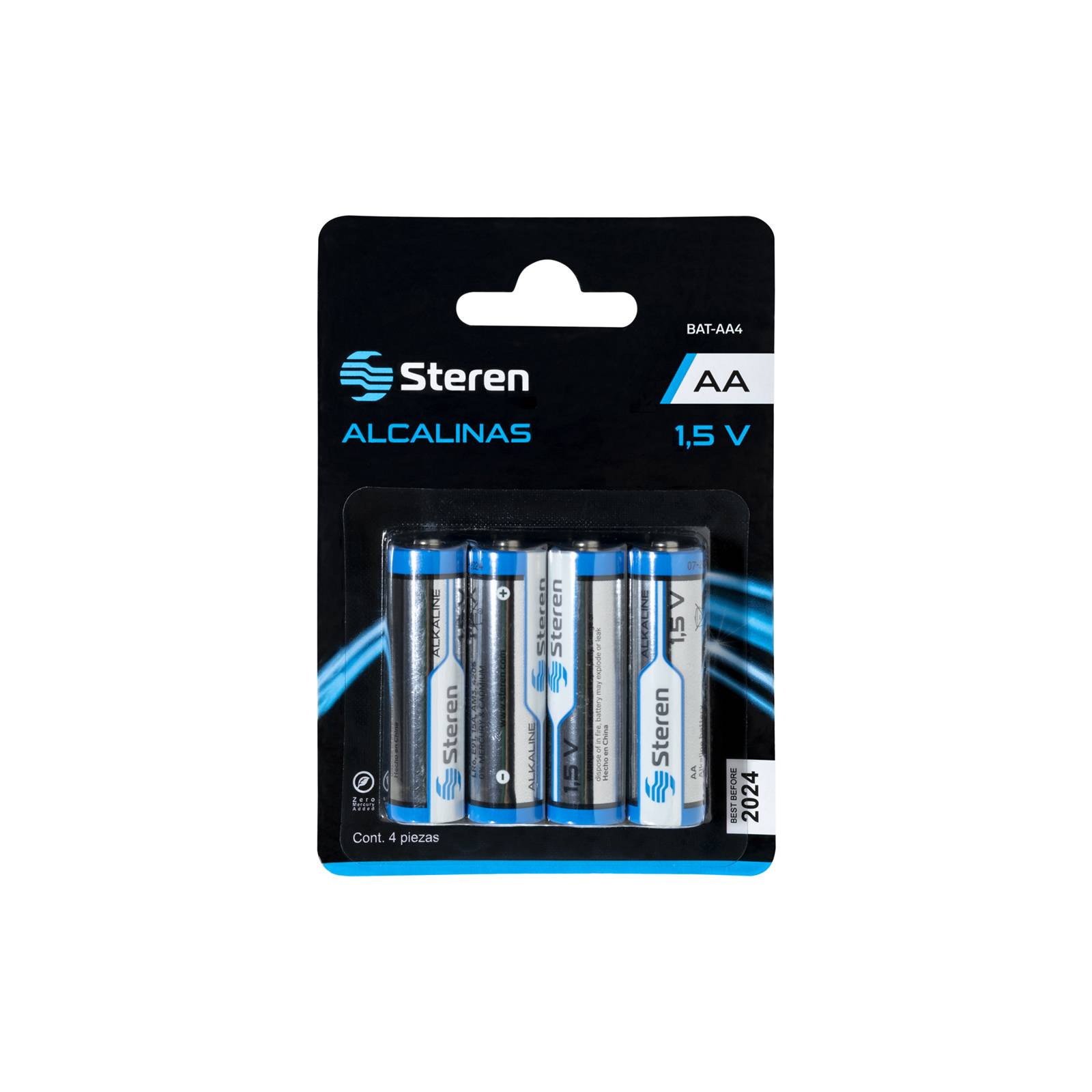 Pack de 4 pilas Alcalinas AA