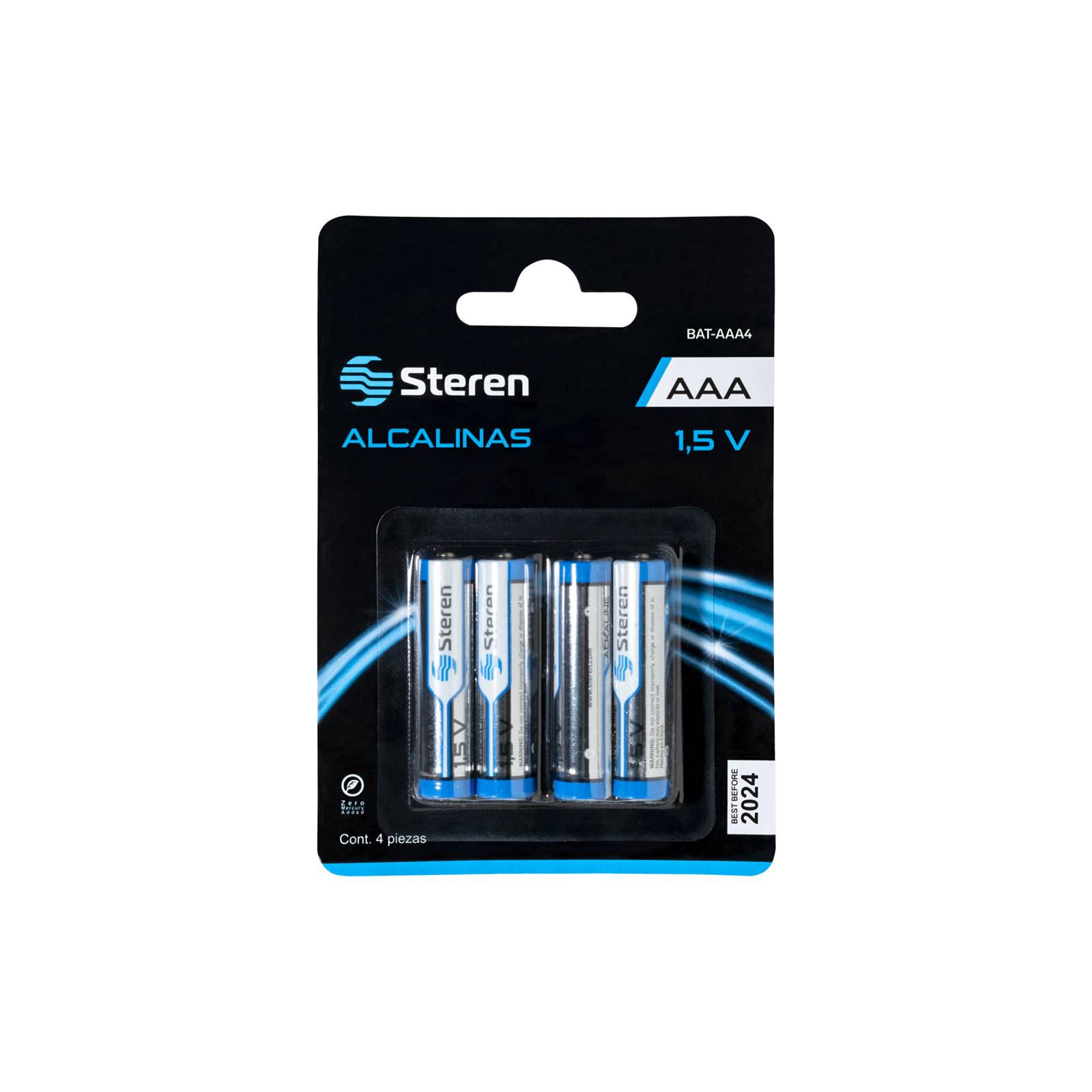 Pack de 4 pilas Alcalinas AAA