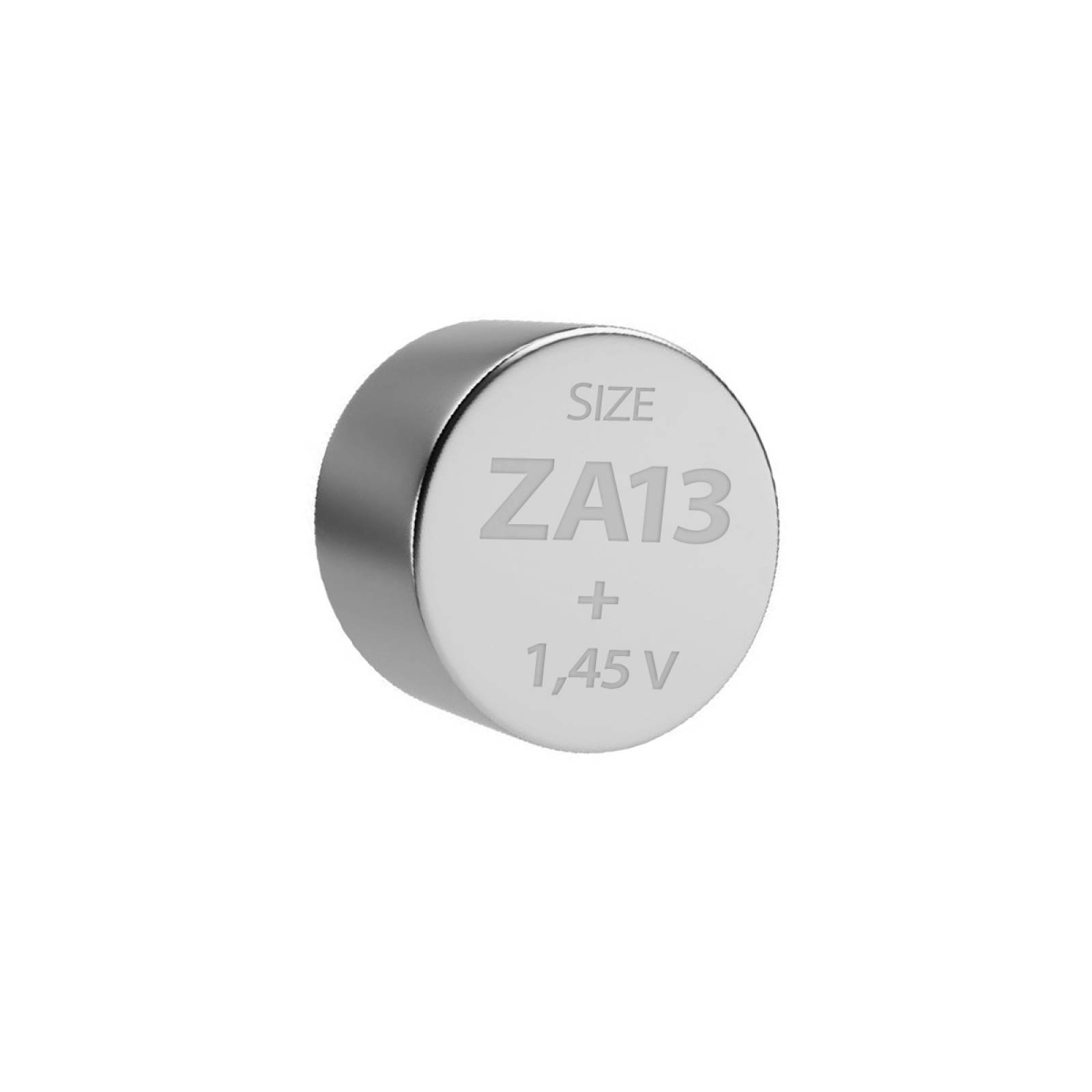 Pila tipo botón ZA13 para aparatos auditivos