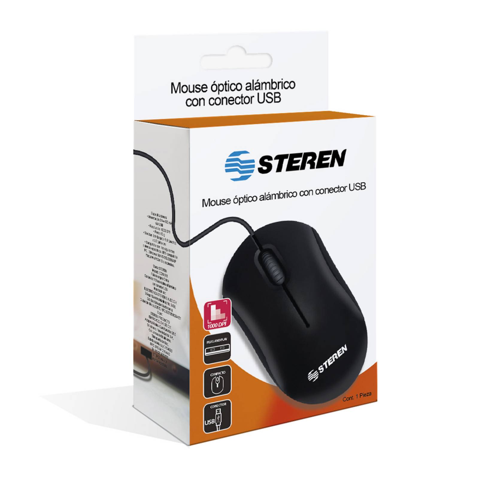 Mouse alámbrico USB