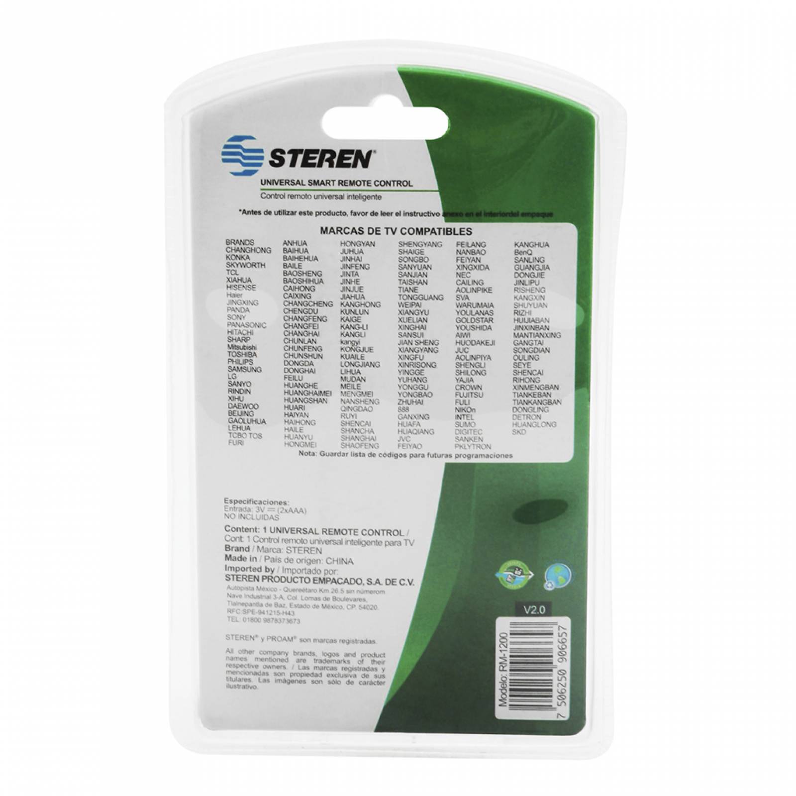 Control Remoto Universal Inteligente