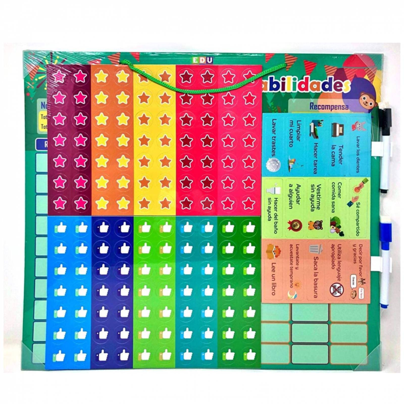 Tablero de Responsabilidades y Actividades para Niños