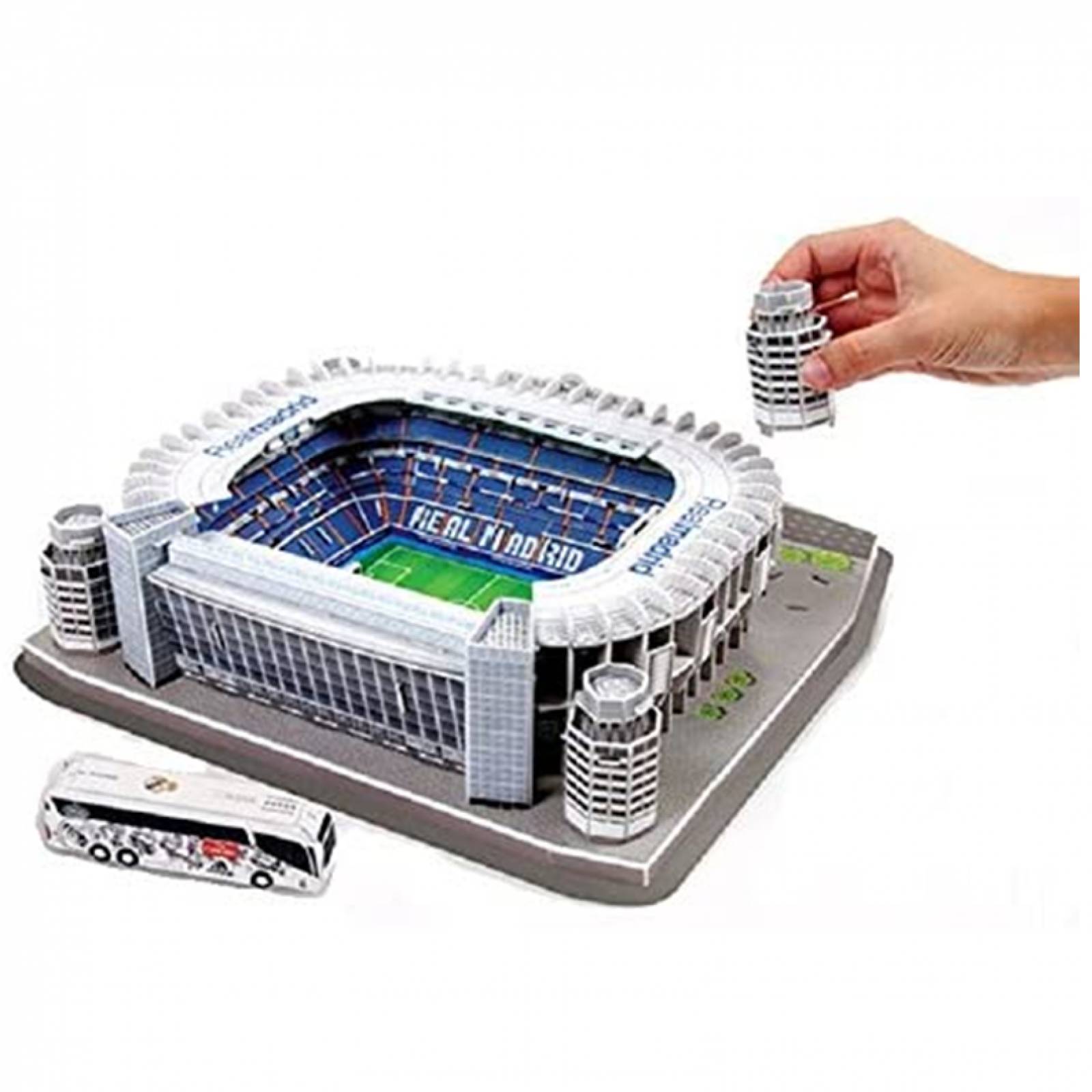 Nanostad - Estadio Santiago Bernabeu, Equipo Real Madrid. Rompecabezas 3D