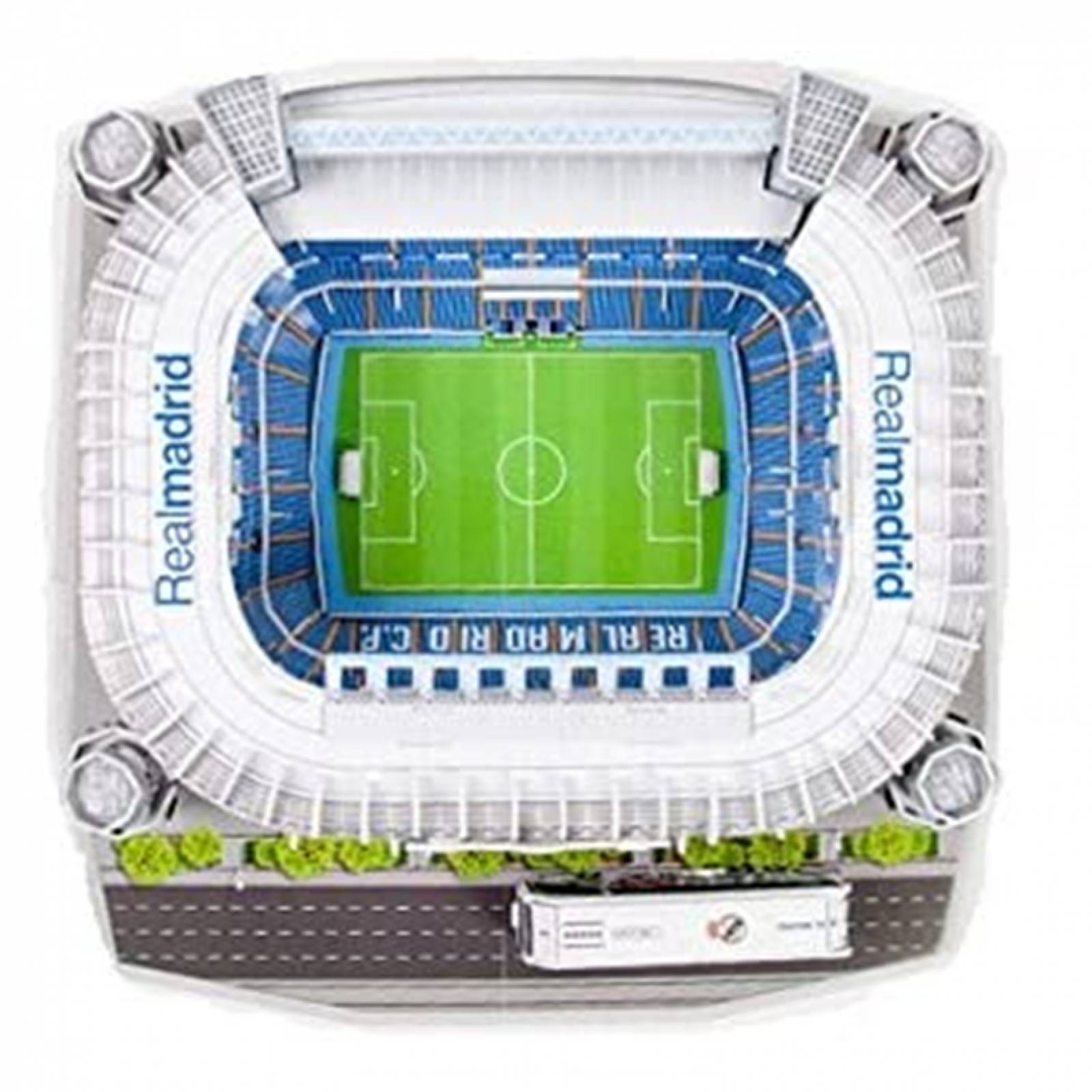 Nanostad - Estadio Santiago Bernabeu, Equipo Real Madrid. Rompecabezas 3D