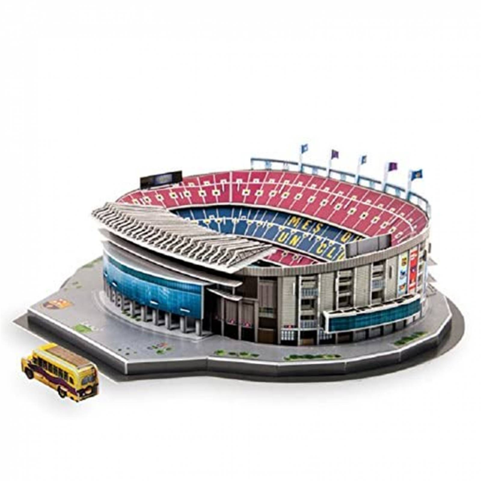 Nanostad - Estadio Camp Nou, Equipo Barcelona. Rompecabezas 3D